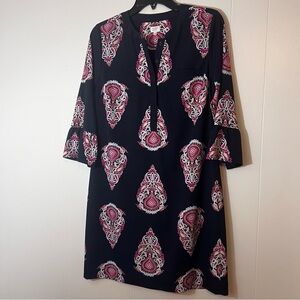 NWOT Crown & Ivy Vibrant Pink and Navy Dress Size 6